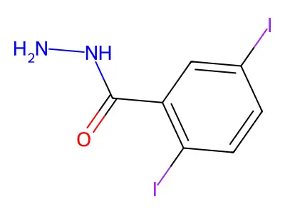 2,5-Diiodobenzohydrazide structure