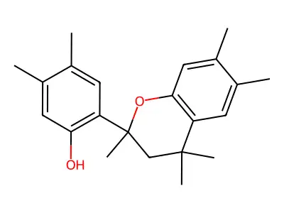 4,5-Dimethyl-2-(3,4-dihydro-2,4,4,6,7-pentamethyl-2H-1-benzopyran-2-YL)phenol structure