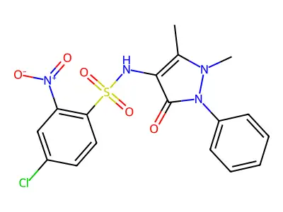C17H15ClN4O5S structure