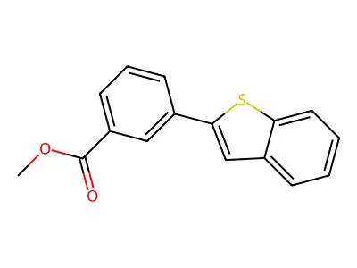 Methyl 3-(1-benzothien-2-yl)benzoate structure