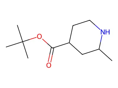 Tert-butyl 2-methylpiperidine-4-carboxylate structure