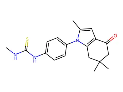 C19H23N3OS structure