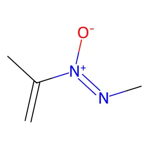 Methylimino-oxido-prop-1-en-2-ylazanium structure