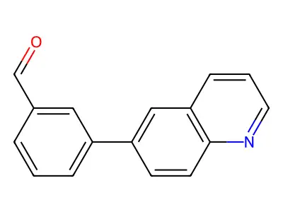 3-(Quinolin-6-yl)benzaldehyde structure