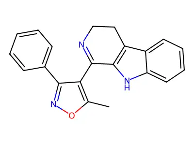 4-(3,4-Dihydrobeta-carbolinyl)-5-methyl-3-phenylisoxazole structure