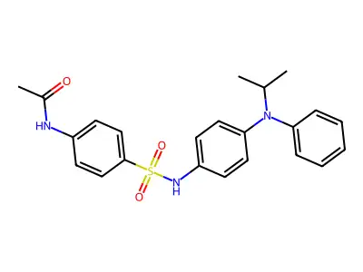 N-(4-(((4-((Isopropyl)phenylamino)phenyl)amino)sulfonyl)phenyl)ethanamide structure