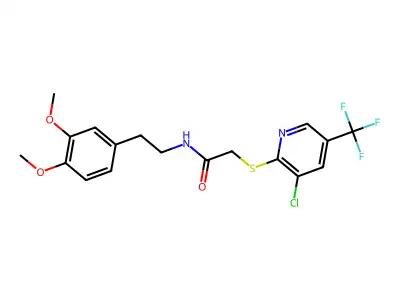 C18H18ClF3N2O3S structure