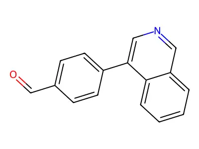 4-(Isoquinolin-4-yl)benzaldehyde structure