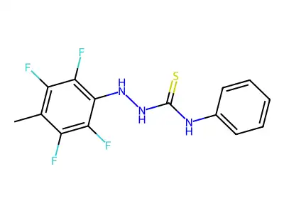 1-(2,3,5,6-Tetrafluoro-4-methylphenyl)-4-phenylthiosemicarbazide structure