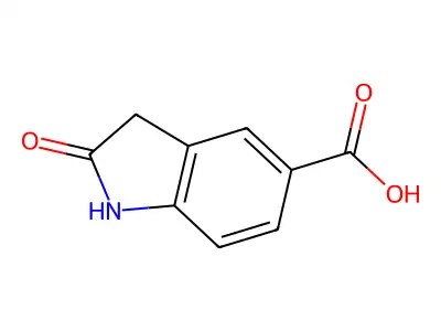 2-Oxindole-5-carboxylic acid structure