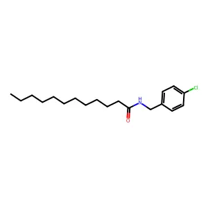 N-(对氯苄基)十二酰胺 structure