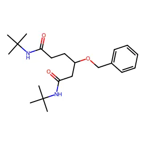 3-(Benzyloxy)-N~1~,N~6~-di-tert-butylhexanediimidic acid structure