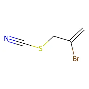 硫氰酸 2-溴烯丙酯 structure
