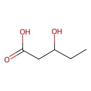 3-羟基戊酸 structure