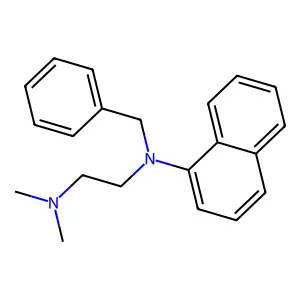 Ethylenediamine, N-benzyl-N',N'-dimethyl-N-1-naphthyl- structure