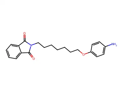 Phthalimide, N-(7-(p-aminophenoxy)heptyl)- structure
