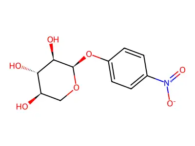 p-Nitrophenyl alpha-D-xylopyranoside structure