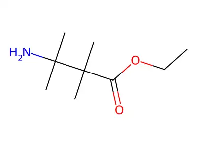 Ethyl 3-amino-2,2,3-trimethylbutanoate structure