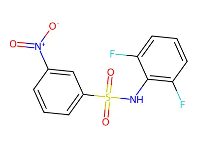N-(2,6-difluorophenyl)-3-nitrobenzenesulfonamide structure