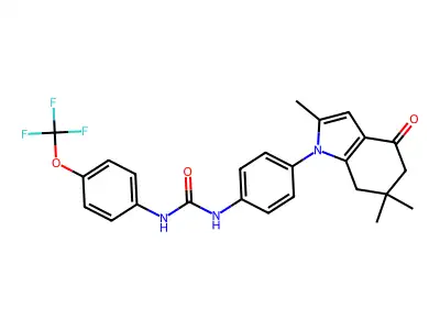C25H24F3N3O3 structure