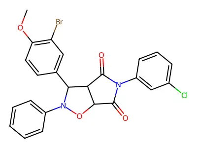C24H18BrClN2O4 structure