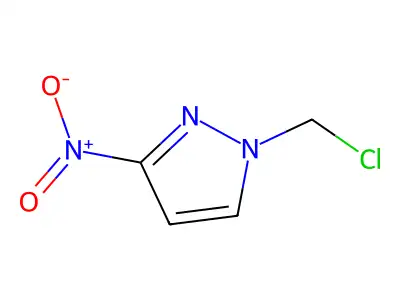 1-(chloromethyl)-3-nitro-1H-pyrazole structure