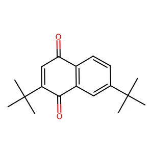 2,7-DI-Tert-butyl-1,4-naphthoquinone structure