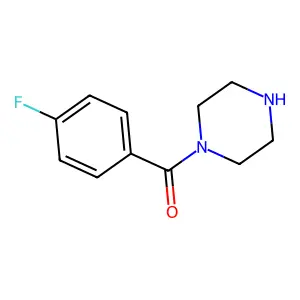 (4-Fluorophenyl)(piperazin-1-yl)methanone structure