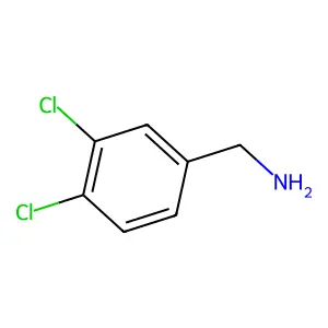 3,4-二氯苄胺 structure