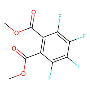 Dimethyl tetrafluorophthalate structure