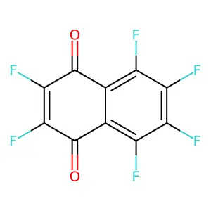 2,3,5,6,7,8-Hexafluoronaphthalene-1,4-dione structure