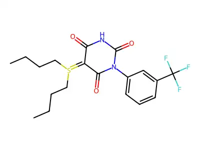 C19H23F3N2O3S structure