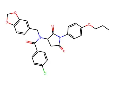 C28H25ClN2O6 structure