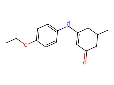 3-((4-Ethoxyphenyl)amino)-5-methylcyclohex-2-EN-1-one structure