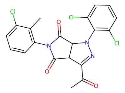 C20H14Cl3N3O3 structure