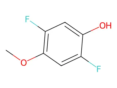 2,5-Difluoro-4-methoxyphenol structure