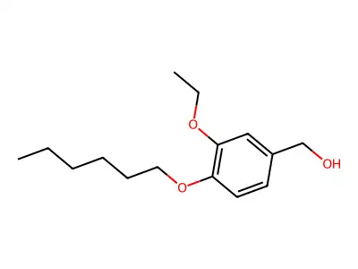 3-Ethoxy-4-(hexyloxy)benzenemethanol structure