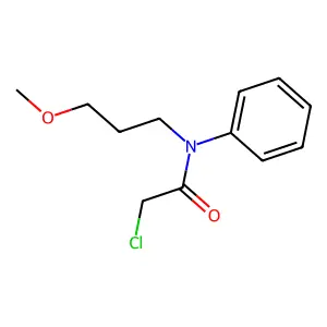 Acetanilide, 2-chloro-N-(3-methoxypropyl)- structure