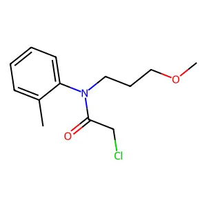 o-Acetotoluidide, 2-chloro-N-(3-methoxypropyl)- structure
