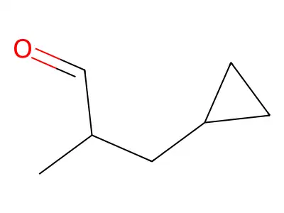 3-Cyclopropyl-2-methylpropanal structure