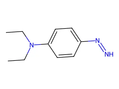 4-diazenyl-N,N-diethylaniline structure