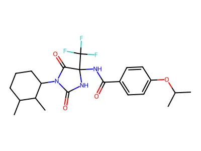 C22H28F3N3O4 structure