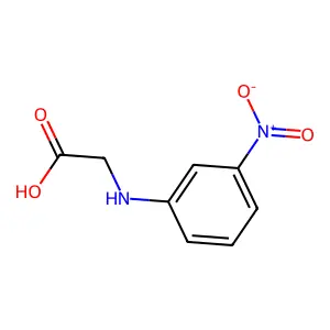 Glycine, N-(m-nitrophenyl)- structure