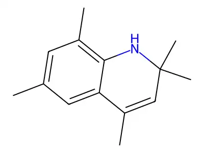 2,2,4,6,8-pentamethyl-1H-quinoline structure