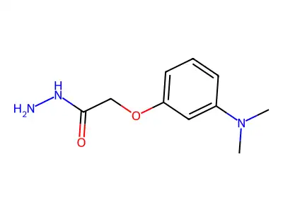 2-[3-(Dimethylamino)phenoxy]acetohydrazide structure