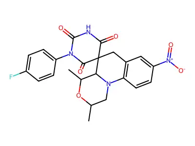 C23H21FN4O6 structure