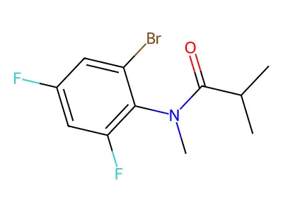 N-(2-Bromo-4,6-difluorophenyl)-2-methyl-N-methylpropanamide structure