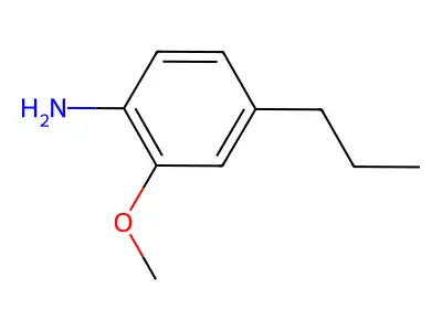 2-Methoxy-4-propylaniline structure