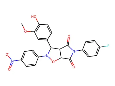 C24H18FN3O7 structure