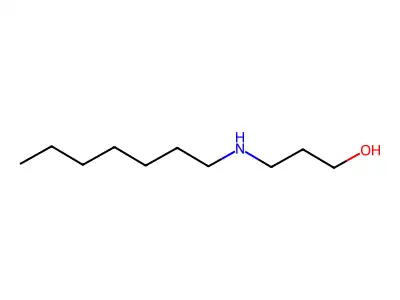 3-(Heptylamino)propan-1-ol structure